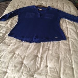 Calvin Klein Cobalt Blue Blouse.